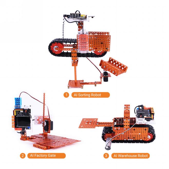 Bộ rô bốt nhà máy AI Weeemake WB17191